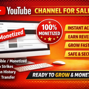 YouTube Channel for Sale – Monetized & Growth Ready